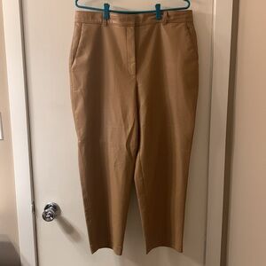Babaton brown/tan faux leather pants